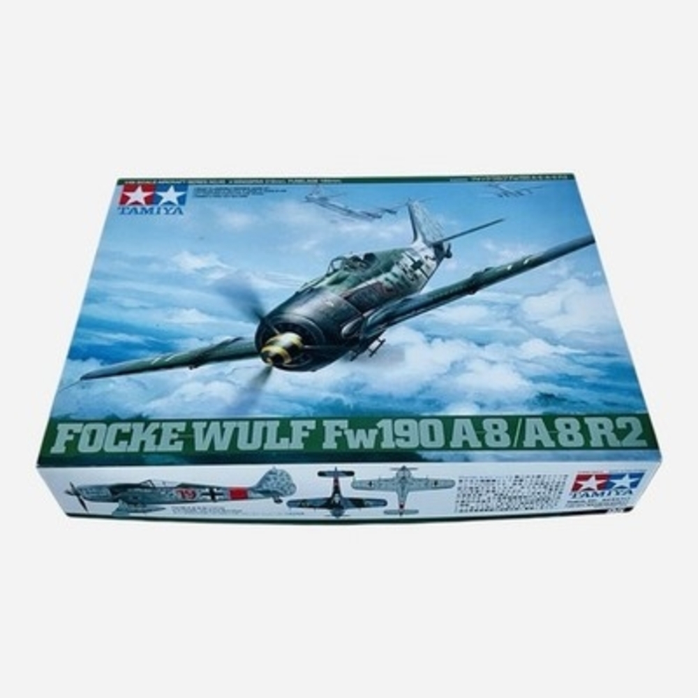 Tamiya 1/48 Focke-Wulf Fw 190 A-8/A-8 R2 WWII Plastic Model Kit NIB
